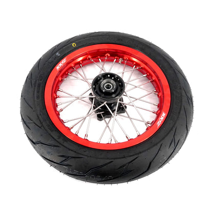 Pre-order KKE 1.85*12’‘ & 2.15*12’‘ E-Bike Mini Wheels Kit with Tires Fit For Rawrr Mantis X 2024-2025 Red Rims