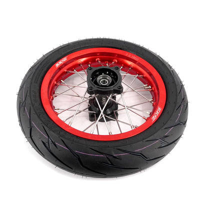 Pre-order KKE 1.85*12’‘ & 2.15*12’‘ E-Bike Mini Wheels Kit with Tires Fit For Rawrr Mantis X 2024-2025 Red Rims
