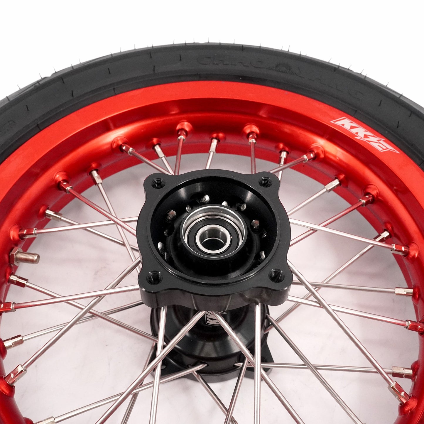 Pre-order KKE 1.85*12’‘ & 2.15*12’‘ E-Bike Mini Wheels Kit with Tires Fit For Rawrr Mantis X 2024-2025 Red Rims