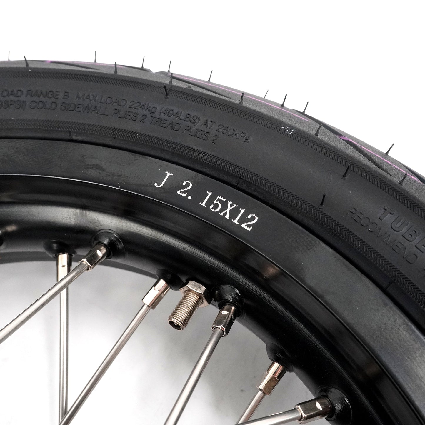 Pre-order KKE 1.85*12’‘ & 2.15*12’‘ E-Bike Mini Wheels Kit with Tires Fit For Rawrr Mantis X 2024-2025 Black