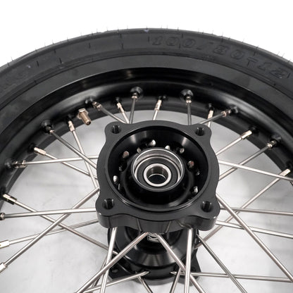Pre-order KKE 1.85*12’‘ & 2.15*12’‘ E-Bike Mini Wheels Kit with Tires Fit For Rawrr Mantis X 2024-2025 Black