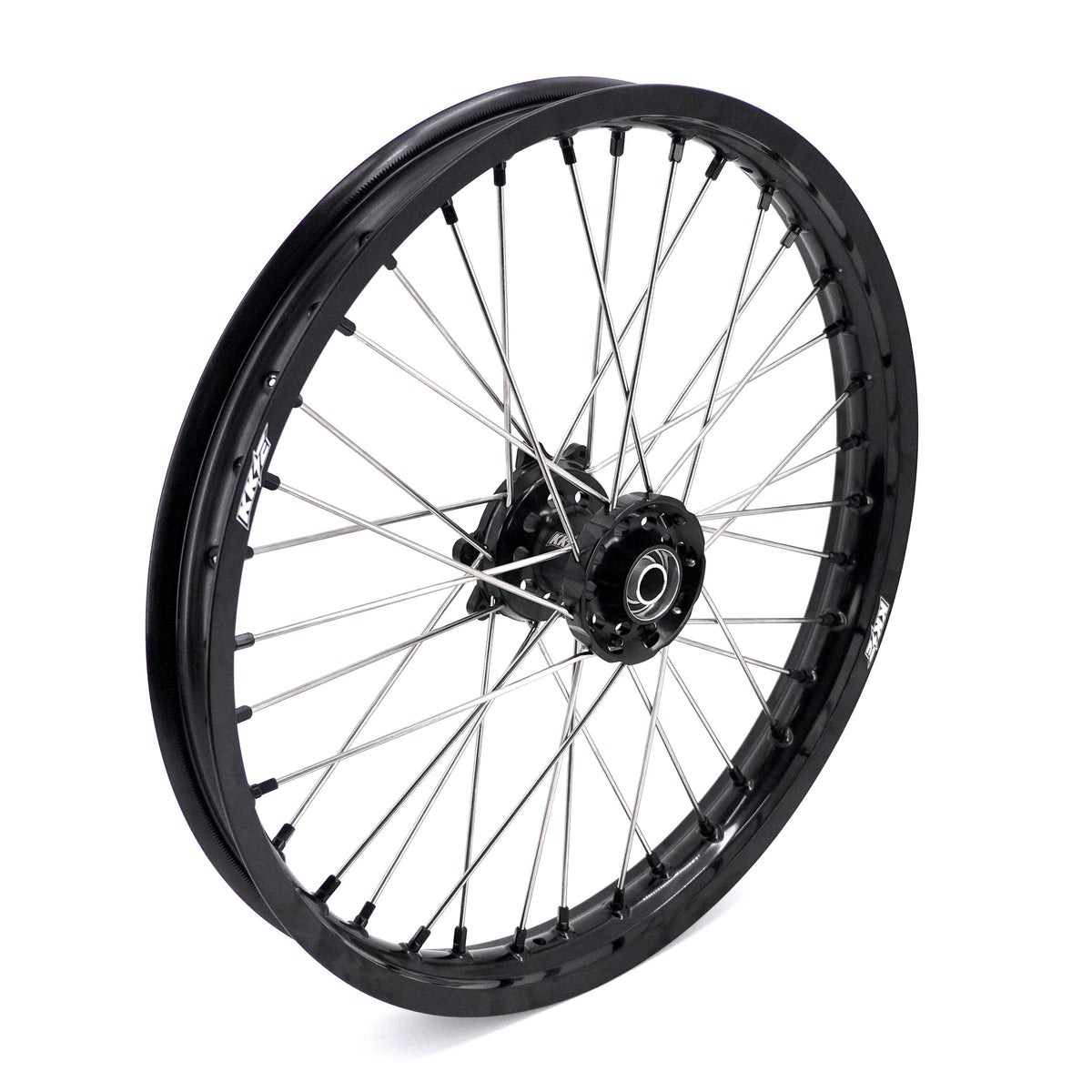 KKE 1.85*21 & 2.5*18 Tubed Spoke Wheels Rims Fit KOVE 450 Rally/MX450 2022-2025/ 450 Enduro Re 2023-2025 Black Nipples