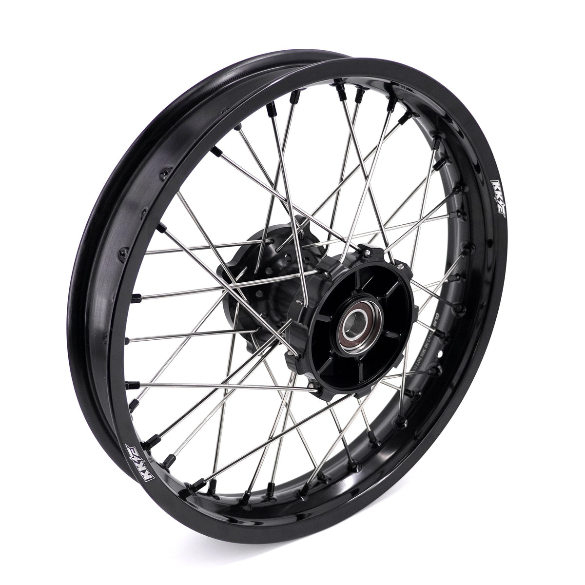 KKE 1.85*21 & 2.5*18 Tubed Spoke Wheels Rims Fit KOVE 450 Rally/MX450 2022-2025/ 450 Enduro Re 2023-2025 Black Nipples