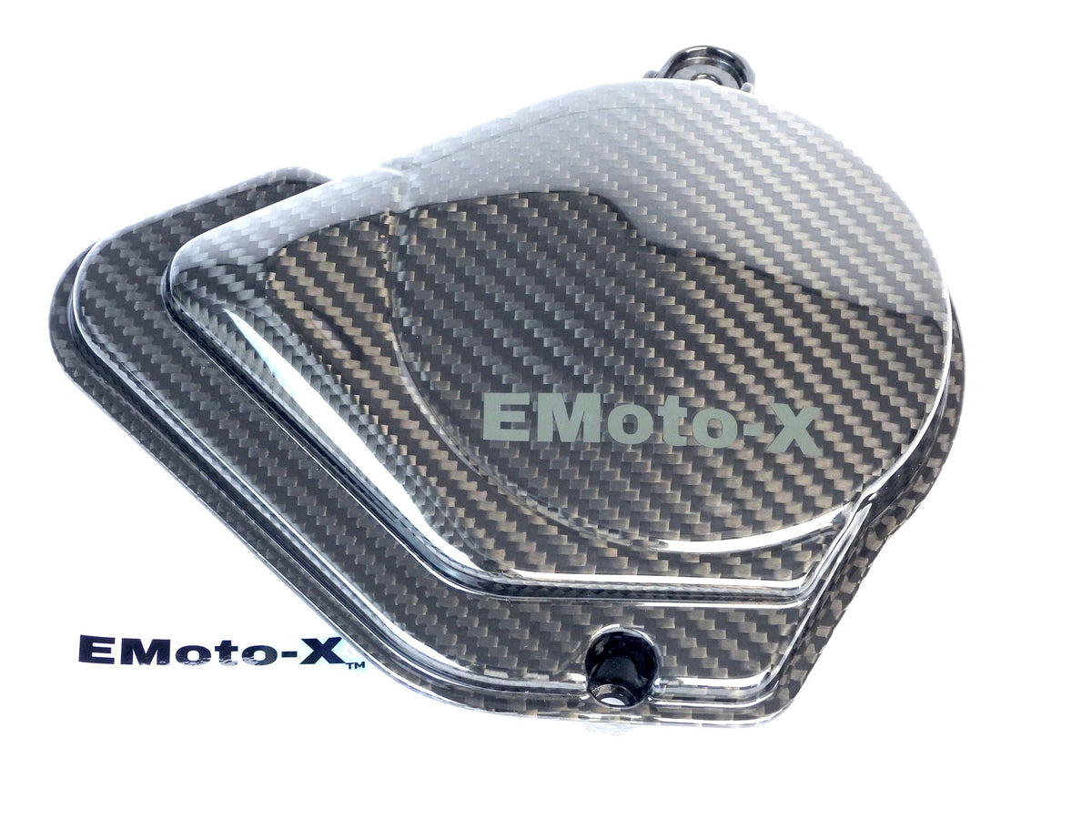 EMoto-X Talaria Real carbon Fiber Gear Box Cover Talaria Sting MX5 MX4 MX3 L1E