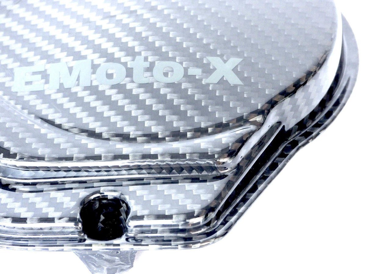 EMoto-X Talaria Real carbon Fiber Gear Box Cover Talaria Sting MX5 MX4 MX3 L1E