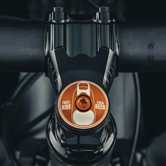 First Ride Then Beer - Bicycle Headset Cap