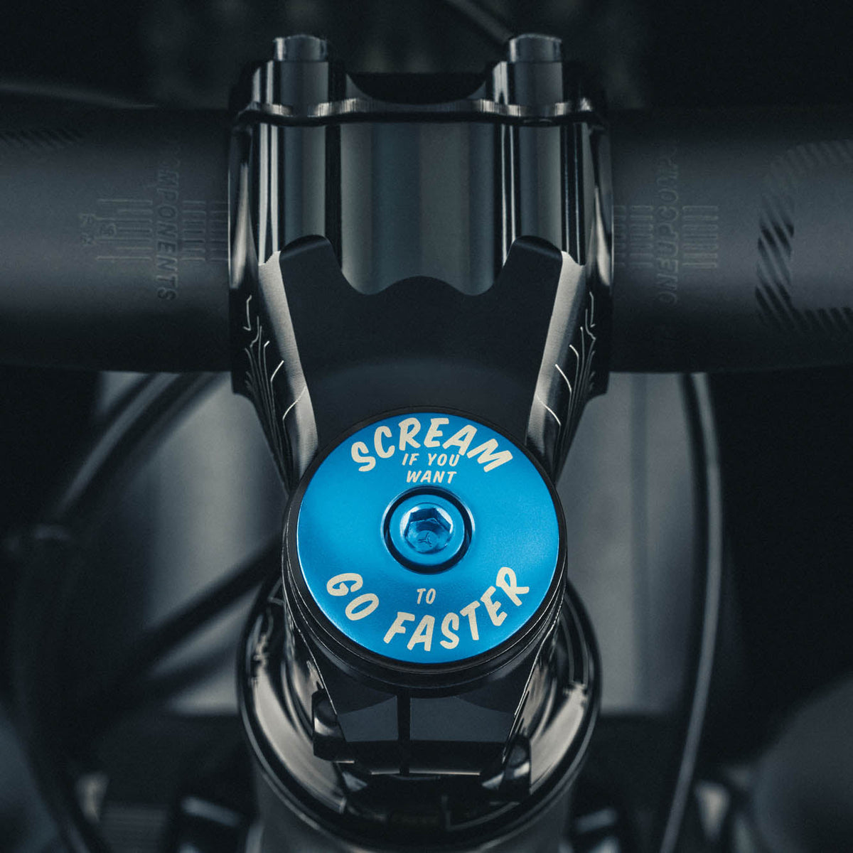 Scream If You Want to Go Faster - Bicycle Headset Cap