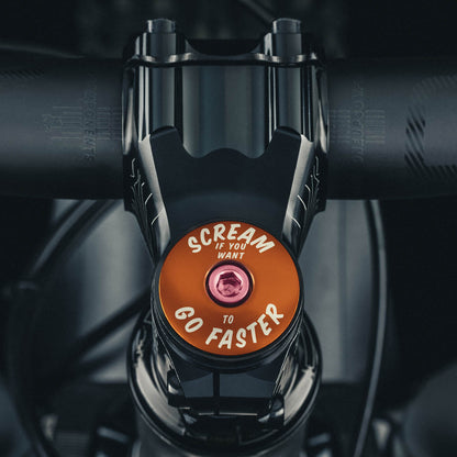 Scream If You Want to Go Faster - Bicycle Headset Cap