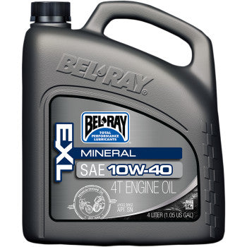 Bel Ray EXL 4T Mineral Oil - 10W-40 - 4L