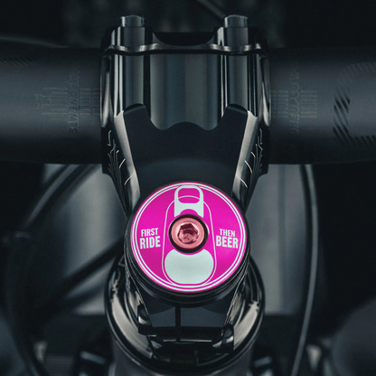 First Ride Then Beer - Bicycle Headset Cap