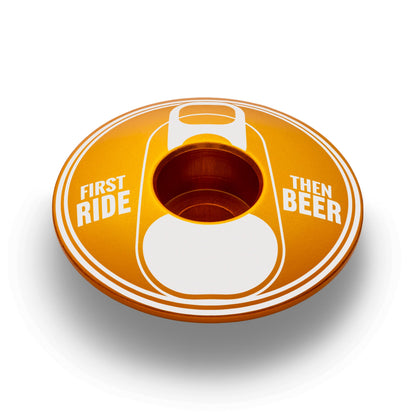 First Ride Then Beer - Bicycle Headset Cap