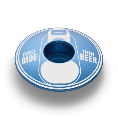 First Ride Then Beer - Bicycle Headset Cap