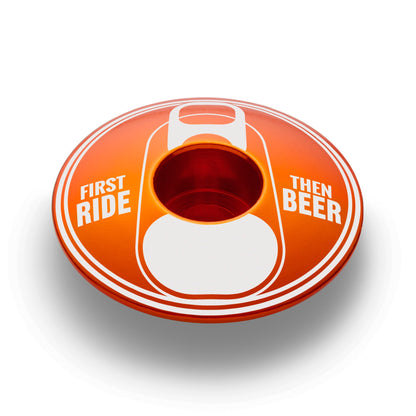 First Ride Then Beer - Bicycle Headset Cap