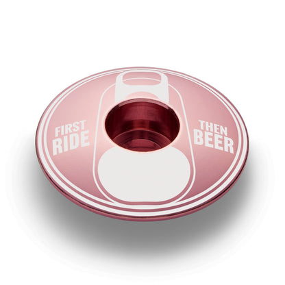 First Ride Then Beer - Bicycle Headset Cap