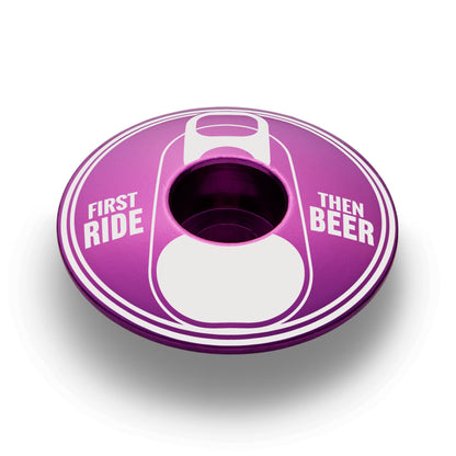 First Ride Then Beer - Bicycle Headset Cap