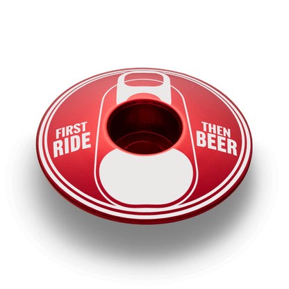 First Ride Then Beer - Bicycle Headset Cap