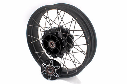 VMX-Racing 19-17in. Spoke Tubeless Wheels Fit For KTM390 Adventure Orange/White Fit For Husqvarna 401 2020 2021