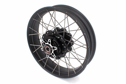 VMX-Racing 19-17in. Spoke Tubeless Wheels Fit For KTM390 Adventure Orange/White Fit For Husqvarna 401 2020 2021