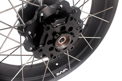 VMX-Racing 19-17in. Spoke Tubeless Wheels Fit For KTM390 Adventure Orange/White Fit For Husqvarna 401 2020 2021
