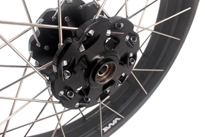 VMX-Racing 19-17in. Spoke Tubeless Wheels Fit For KTM390 Adventure Orange/White Fit For Husqvarna 401 2020 2021