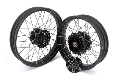 VMX-Racing 19-17in. Spoke Tubeless Wheels Fit For KTM390 Adventure Orange/White Fit For Husqvarna 401 2020 2021
