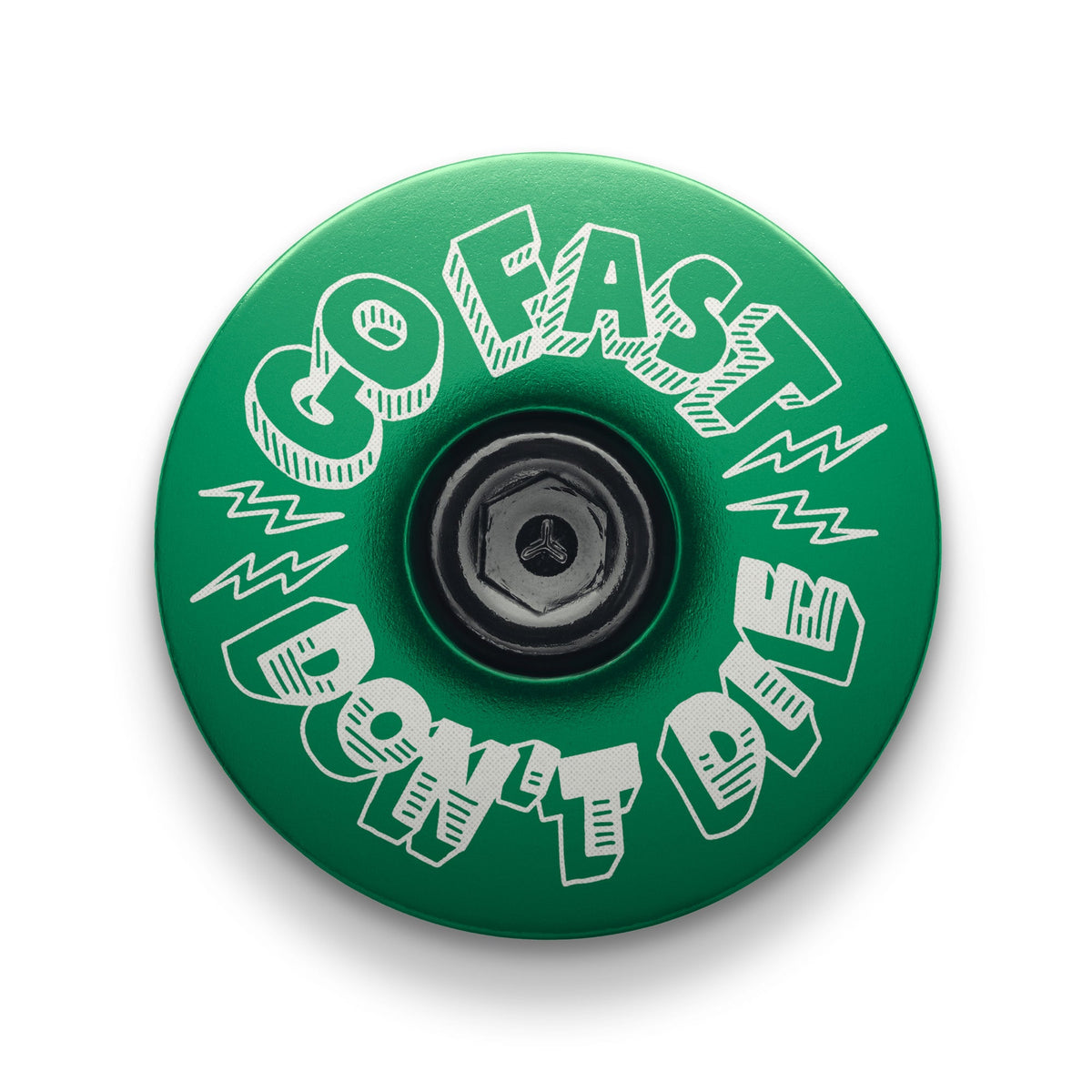 Go Fast Don't Die x Dispatch Custom Bicycle Headset Cap
