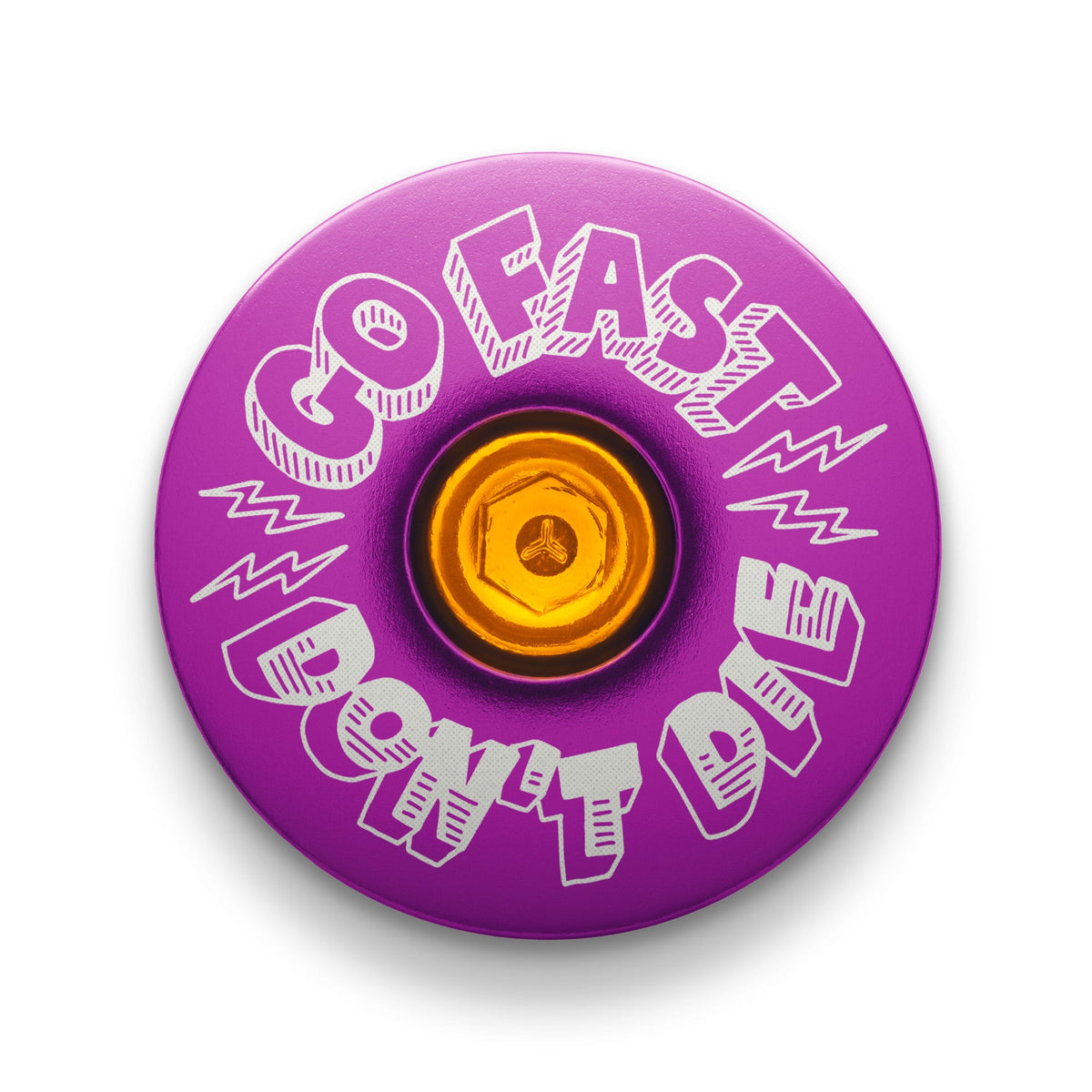 Go Fast Don't Die x Dispatch Custom Bicycle Headset Cap