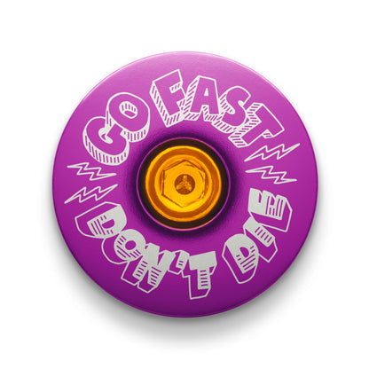 Go Fast Don't Die x Dispatch Custom Bicycle Headset Cap