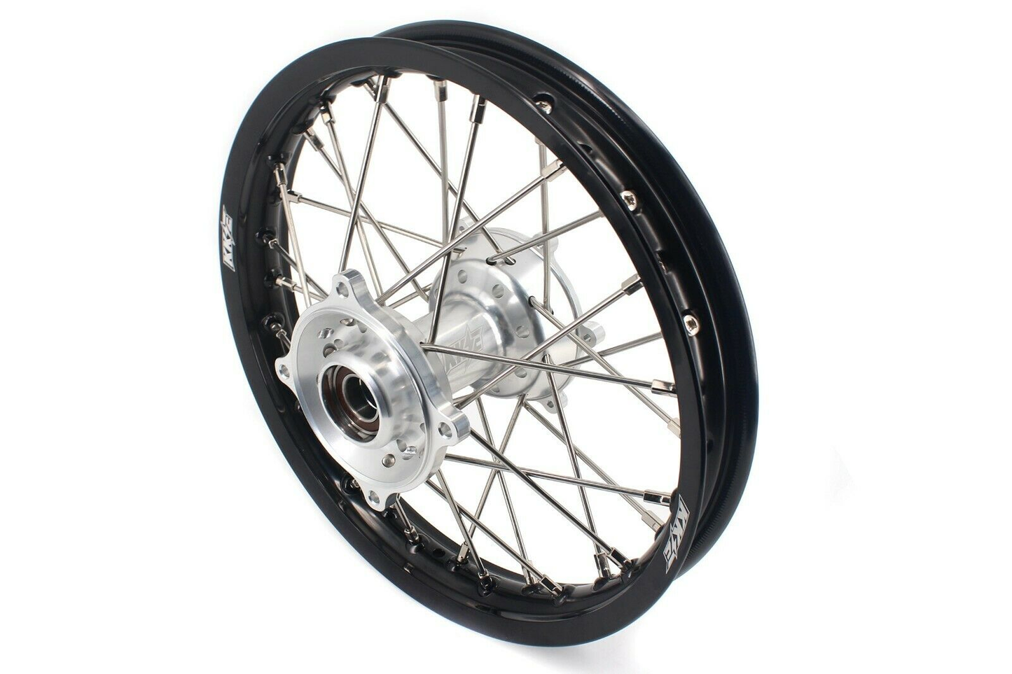 KKE 19"*1.6 & 16"*1.85 Kid's Big Wheels Rims Set Fit KTM SX 85 2021-2024 Silver Hub