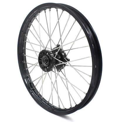 KKE 21 & 19 Wheels for HUSQVARNA TE TC FE FC SMR TXC 2000-2013 Black