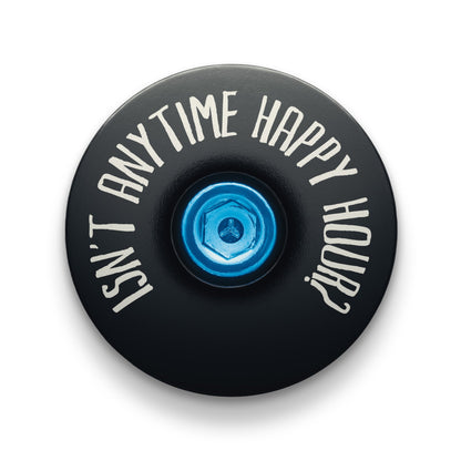 It's 5 of the Clock Anytime - Custom Bicycle Headset Cap