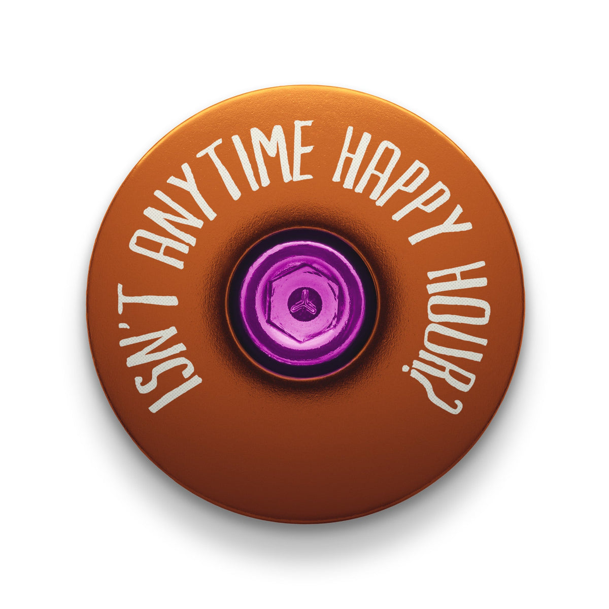 It's 5 of the Clock Anytime - Custom Bicycle Headset Cap