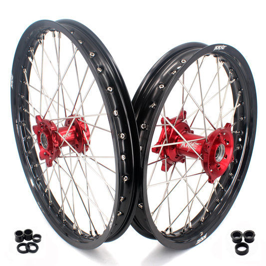 KKE 21" 18" or 21" 19" Alloy Wheels Rims For HONDA CR125R CR250R CRF250R CRF450R