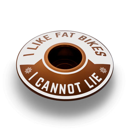 I Like Fat Bikes & I Cannot Lie Bicycle Headset Cap