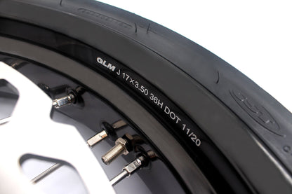 KKE CUSH DRIVE 3.5-4.25*17" Supermoto Wheels Kit For SUZUKI DRZ400 DRZ400E DRZ400S CST Tires