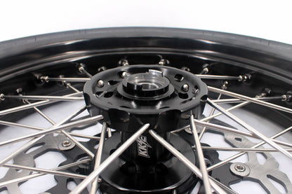 KKE CUSH DRIVE 3.5/4.25*17in. Supmermoto Wheels Kit For SUZUKI DRZ400SM 2005-2024 CST Tires