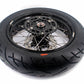 KKE CUSH DRIVE 3.5/4.25*17in. Supmermoto Wheels Kit For SUZUKI DRZ400SM 2005-2024 CST Tires