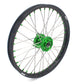 KKE 1.6*21 & 2.15*19 Wheels Rims Fit Kawasaki KX450 2019-2024 KX450X 2021-2024 Green Nipples
