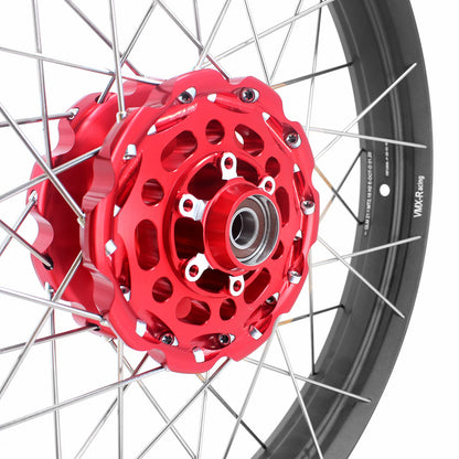 VMX-Racing Red Hub & Black Rim Tubeless Wheels Fit For HONDA Africa Twin CRF1000L 2016-2020 21in. & 18in.