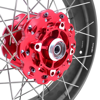 VMX-Racing Red Hub & Black Rim Tubeless Wheels Fit For HONDA Africa Twin CRF1000L 2016-2020 21in. & 18in.