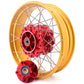 VMX 21" 18" Tubeless Rims Fit Honda Africa Twin CRF1100L 2020-2023 Red Hubs Gold Rims