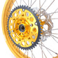 KKE 21 & 19 GLM Gold Wheels for SUZUKI RM125 RM250 1996-2000