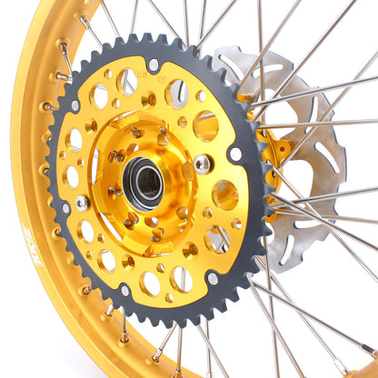 KKE 21 & 19 Wheels Gold Rims For SUZUKI RM125 2001-2007 RM250 2001-2008