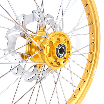 KKE 21 & 19 Wheels Gold Rims For SUZUKI RM125 2001-2007 RM250 2001-2008