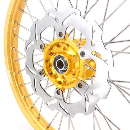 KKE 21 & 19 Wheels Gold Rims For SUZUKI RM125 2001-2007 RM250 2001-2008
