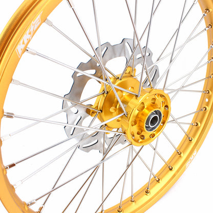 KKE 21 & 19 Wheels Gold Rims For SUZUKI RM125 2001-2007 RM250 2001-2008
