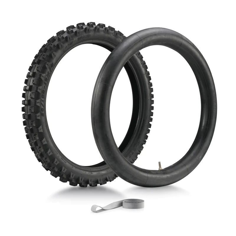 SHE7071 - 80/100-19" Fatty(off-road) Front Tire +Tube+Rim Stripe - All Models