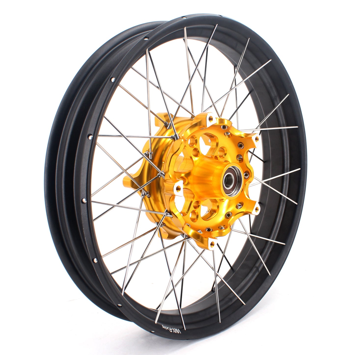 VMX 19" 17" Tubeless Wheels For BMW R1200GS R1200GS Adventure 2013-2020 Gold Hub&Black Rim