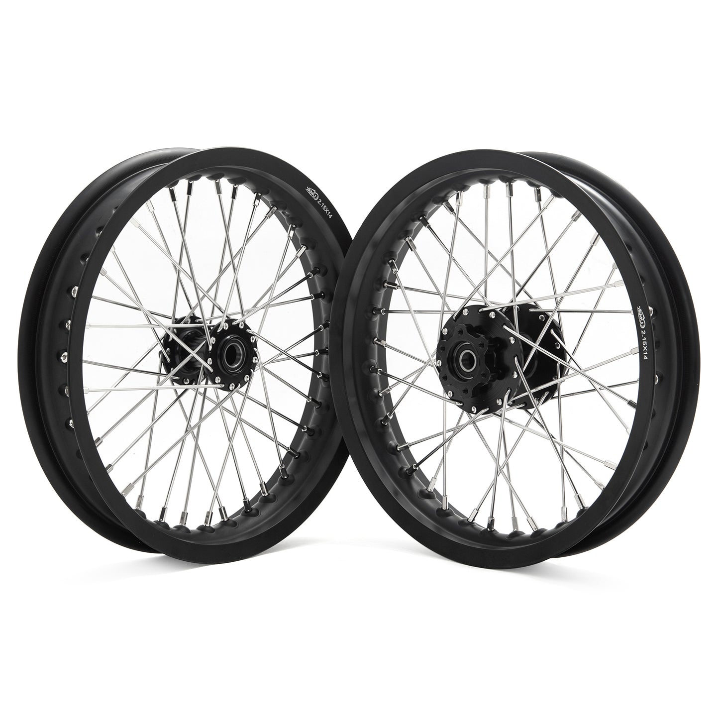 'Generic' Wheelset for E-Moto (electric dirtbike) - 14"x2.15 (Front) + 14"x2.15 (Rear) Rim