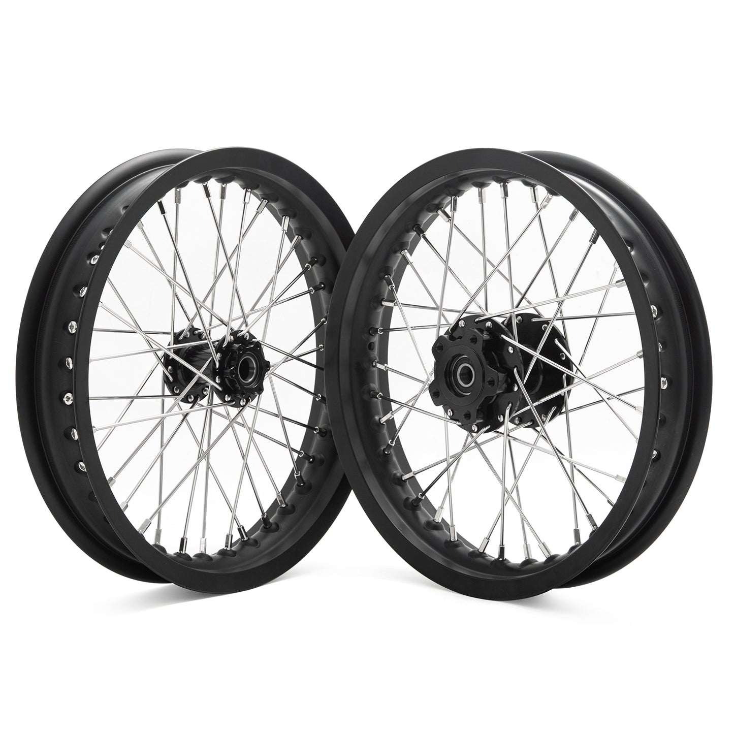 'Generic' Wheelset for E-Moto (electric dirtbike) - 14"x2.15 (Front) + 14"x2.15 (Rear) Rim